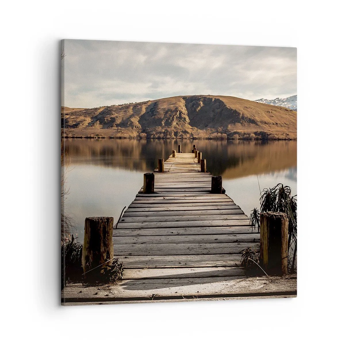 Cuadro sobre lienzo - Impresión de Imagen - Un paisaje en silencio - 50x50 cm