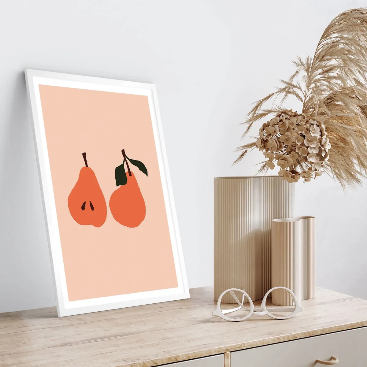 Póster en marco blanco - La dulzura misma - 40x50 cm