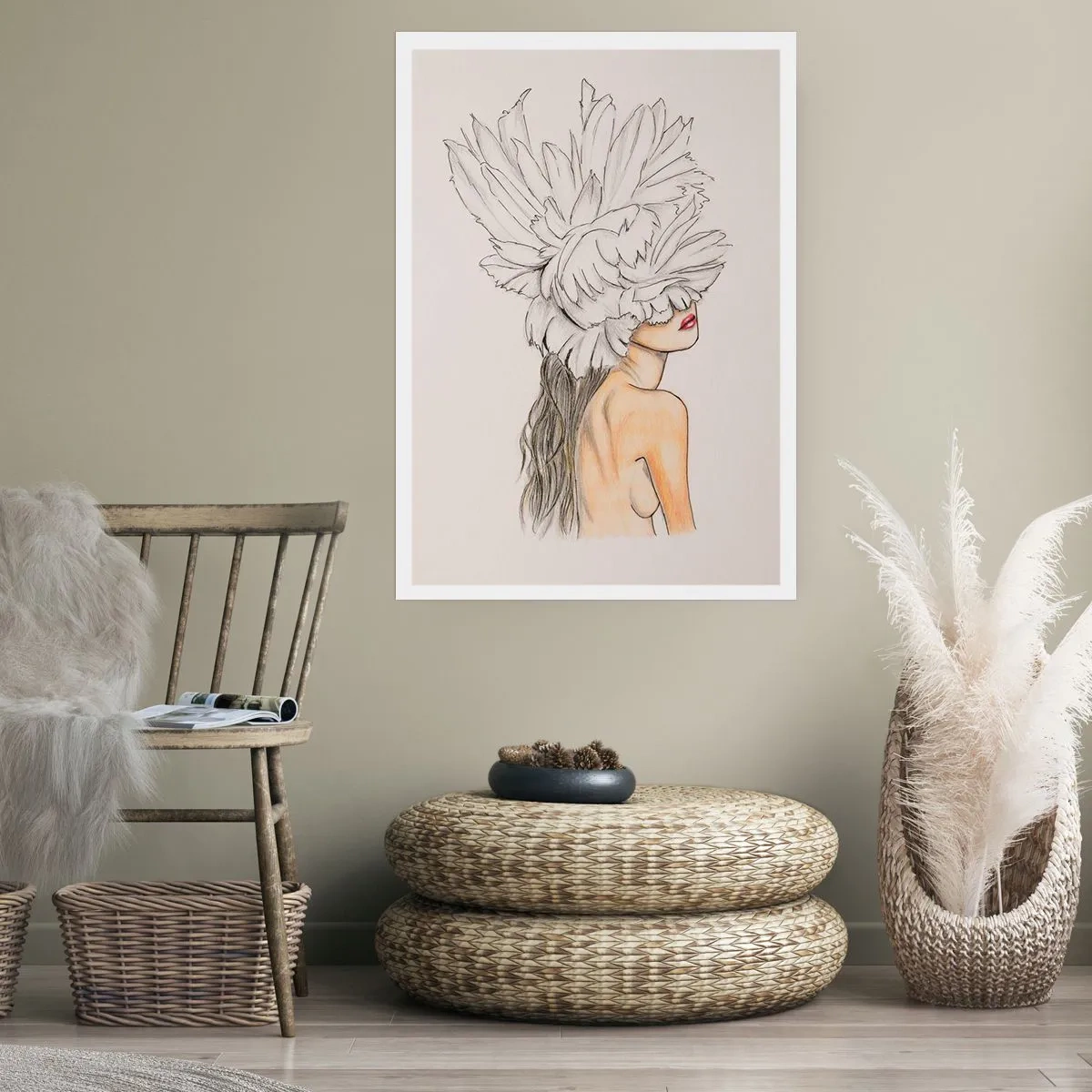 Póster - Belleza coronada - 40x50 cm