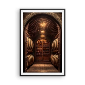Póster en marco negro - Sótano atmosférico - 61x91 cm
