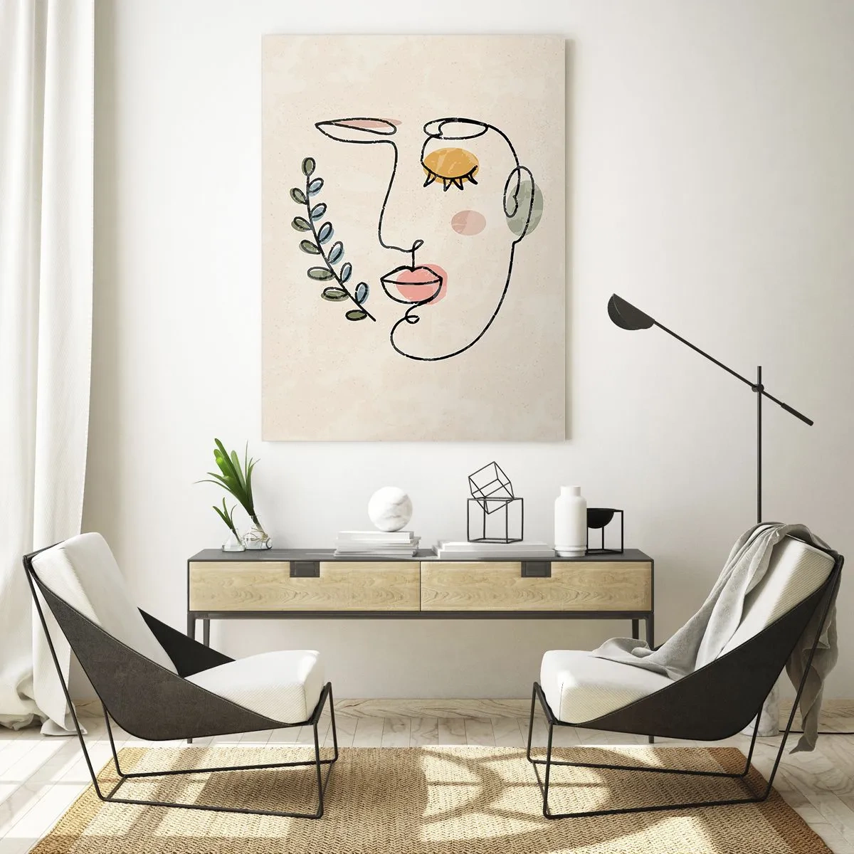 Cuadro sobre vidrio - Impresiones sobre Vidrio - Calma encontrada - 80x120 cm