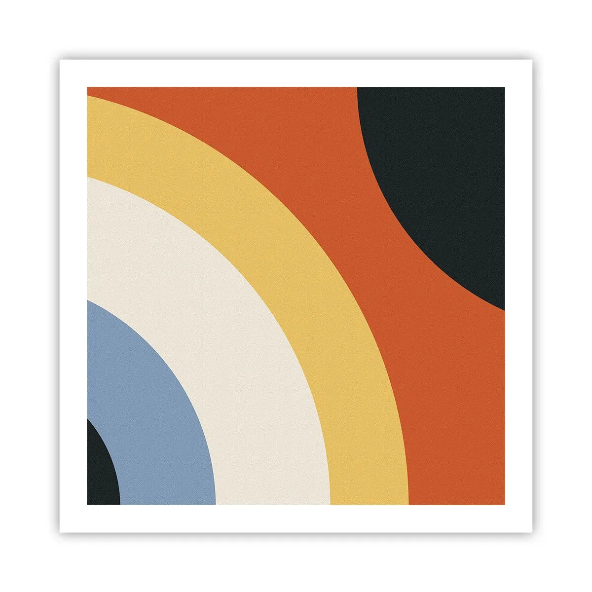 Póster - Círculo sobre círculo - 60x60 cm