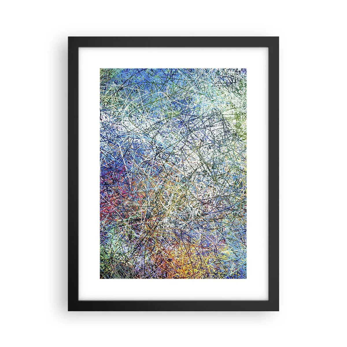 Póster en marco negro - No es tan fácil - 30x40 cm
