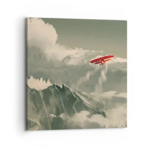 Cuadro sobre lienzo - Impresión de Imagen - Pionero sin miedo - 70x70 cm