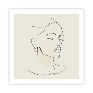 Póster - Líneas que muestran seguridad - 60x60 cm