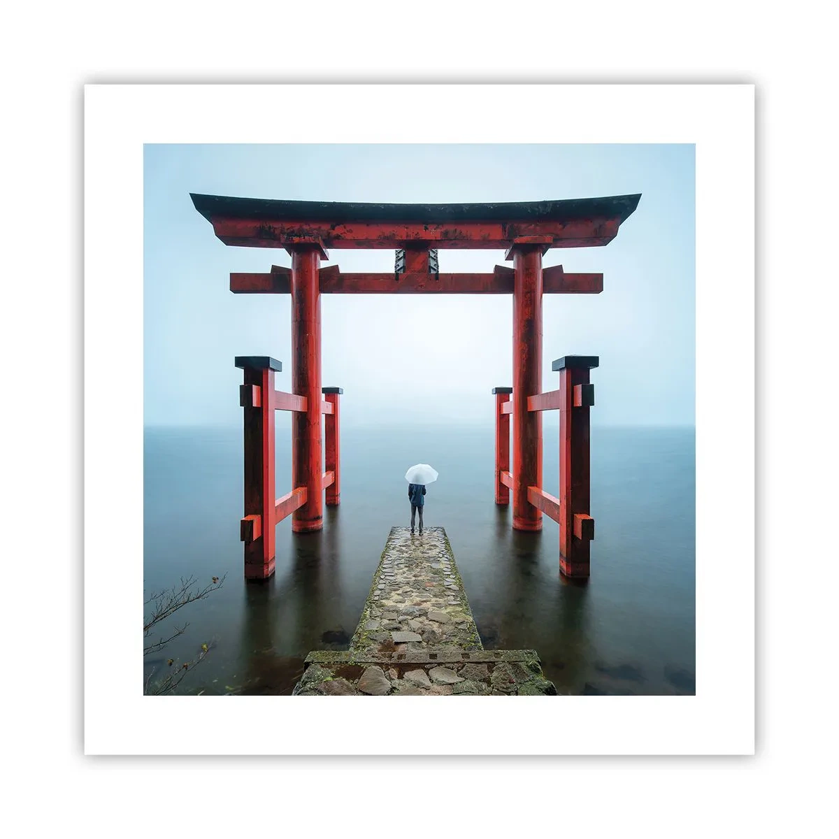 Póster - Ensueño japonés - 40x40 cm