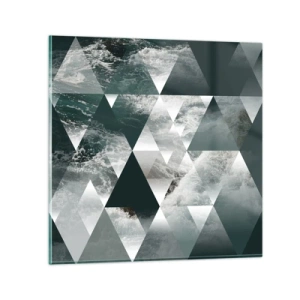 Cuadro sobre vidrio - Impresiones sobre Vidrio - Una perspectiva de cristal - 70x70 cm