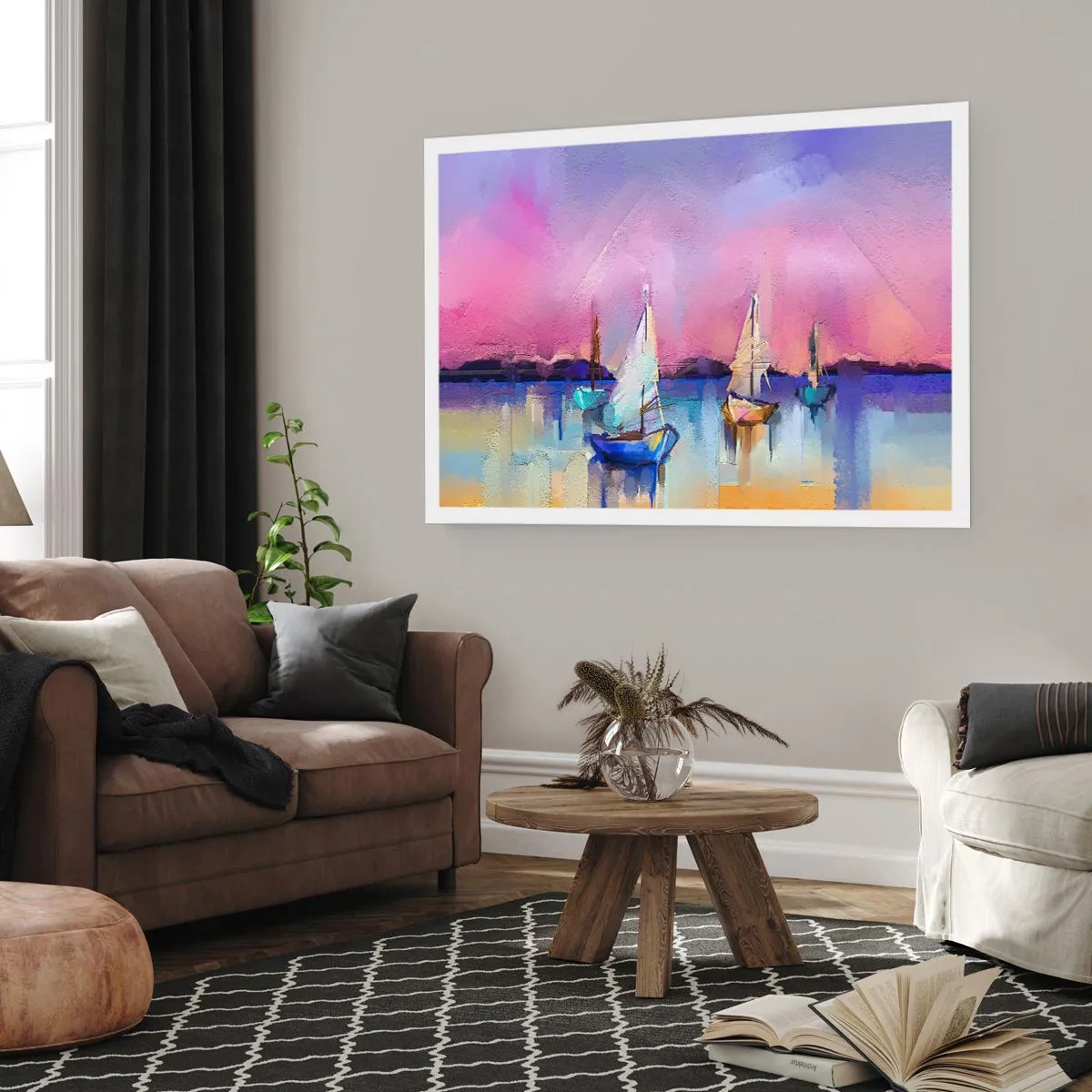 Póster - Dirección alta mar - 40x30 cm