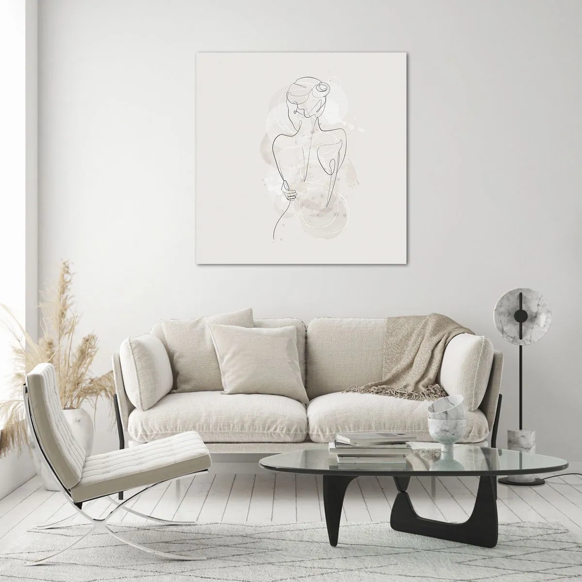 Cuadro sobre vidrio - Impresiones sobre Vidrio - Como un cuerpo sensible - 60x60 cm