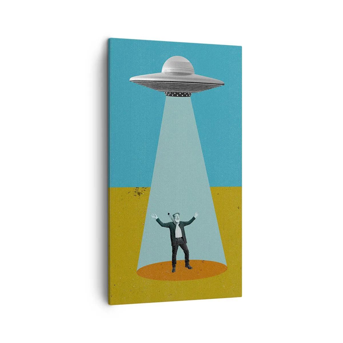 Cuadro sobre lienzo - Impresión de Imagen - Un encuentro cercano - 45x80 cm