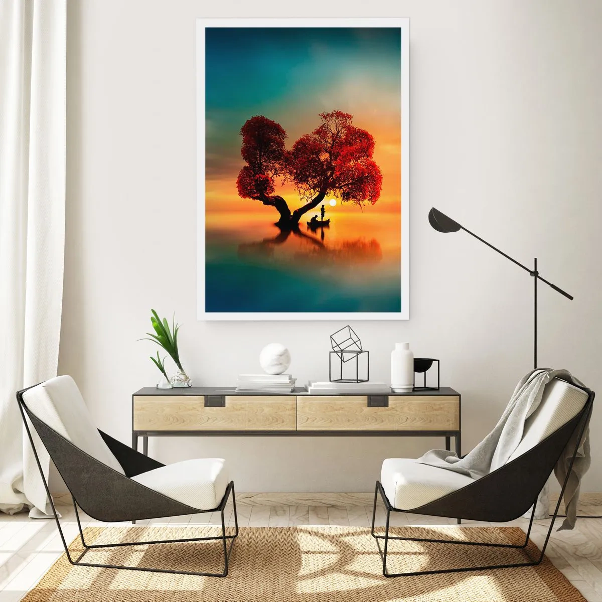 Póster - La lejanía y el silencio del mundo - 30x40 cm