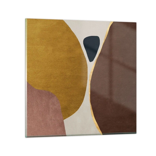 Cuadro sobre vidrio - Impresiones sobre Vidrio - Abstracción - un lugar en el espacio - 60x60 cm