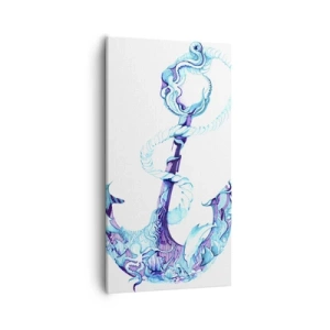 Cuadro sobre lienzo - Impresión de Imagen - Los secretos del mar - 55x100 cm