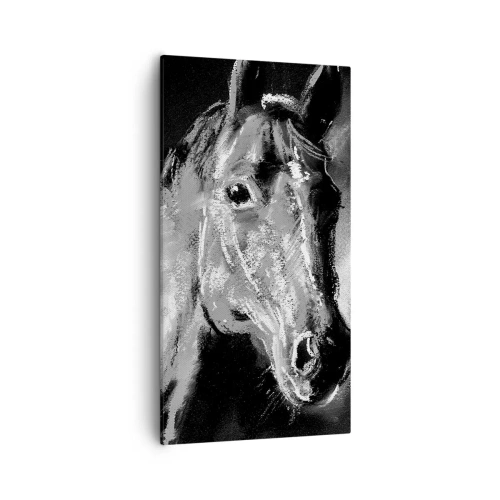 Cuadro sobre lienzo - Impresión de Imagen - El brillo de un alma noble - 55x100 cm