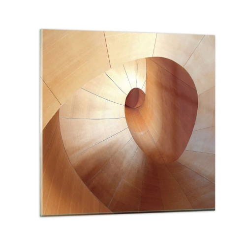 Cuadro sobre vidrio - Impresiones sobre Vidrio - Serpentina arquitectónica - 30x30 cm