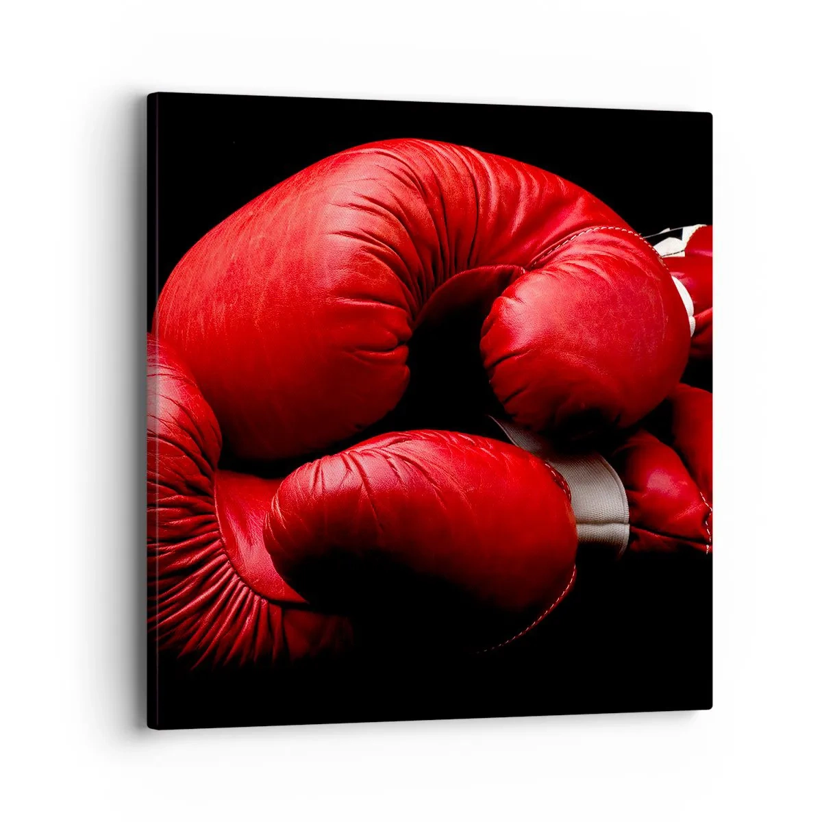 Cuadro sobre lienzo - Impresión de Imagen - La emoción del combate quedó atrás - 40x40 cm
