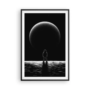 Póster en marco negro - Cara a cara - 61x91 cm