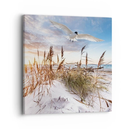 Cuadro sobre lienzo - Impresión de Imagen - Viento del mar - 40x40 cm