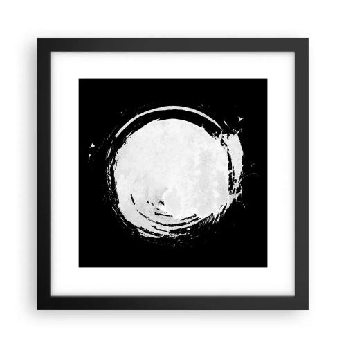 Póster en marco negro - La buena salida - 30x30 cm