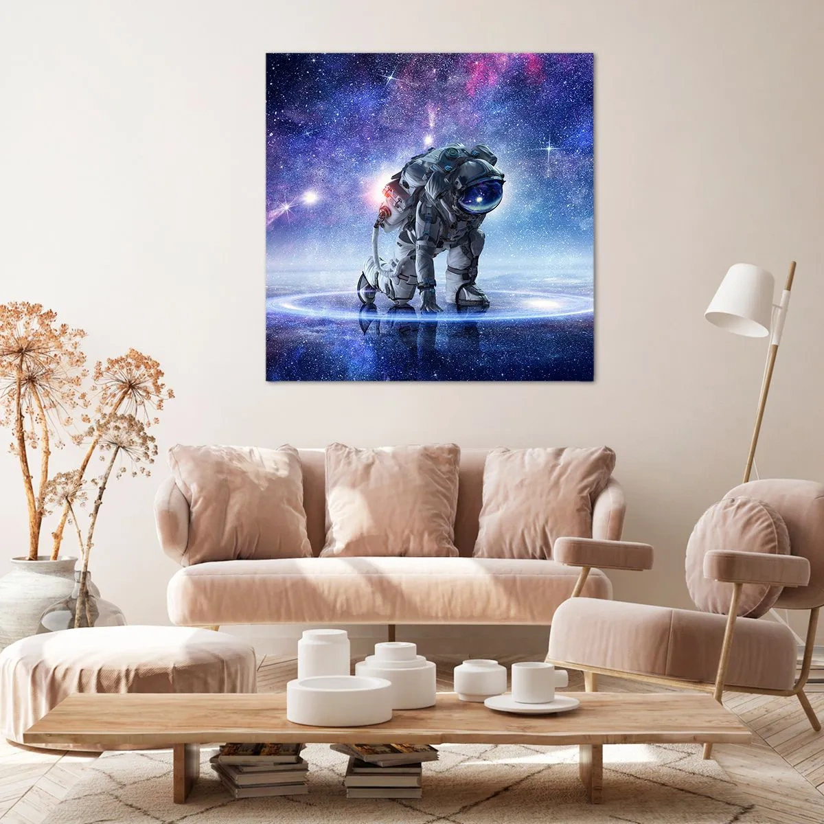 Cuadro sobre lienzo - Impresión de Imagen - Cielo estrellado sobre mí - 30x30 cm