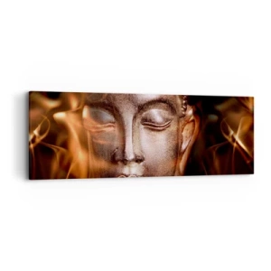 Cuadro sobre lienzo - Impresión de Imagen - Solo existe el aquí y el ahora - 90x30 cm