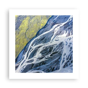 Póster - Las pinturas rupestres de la naturaleza - 40x40 cm