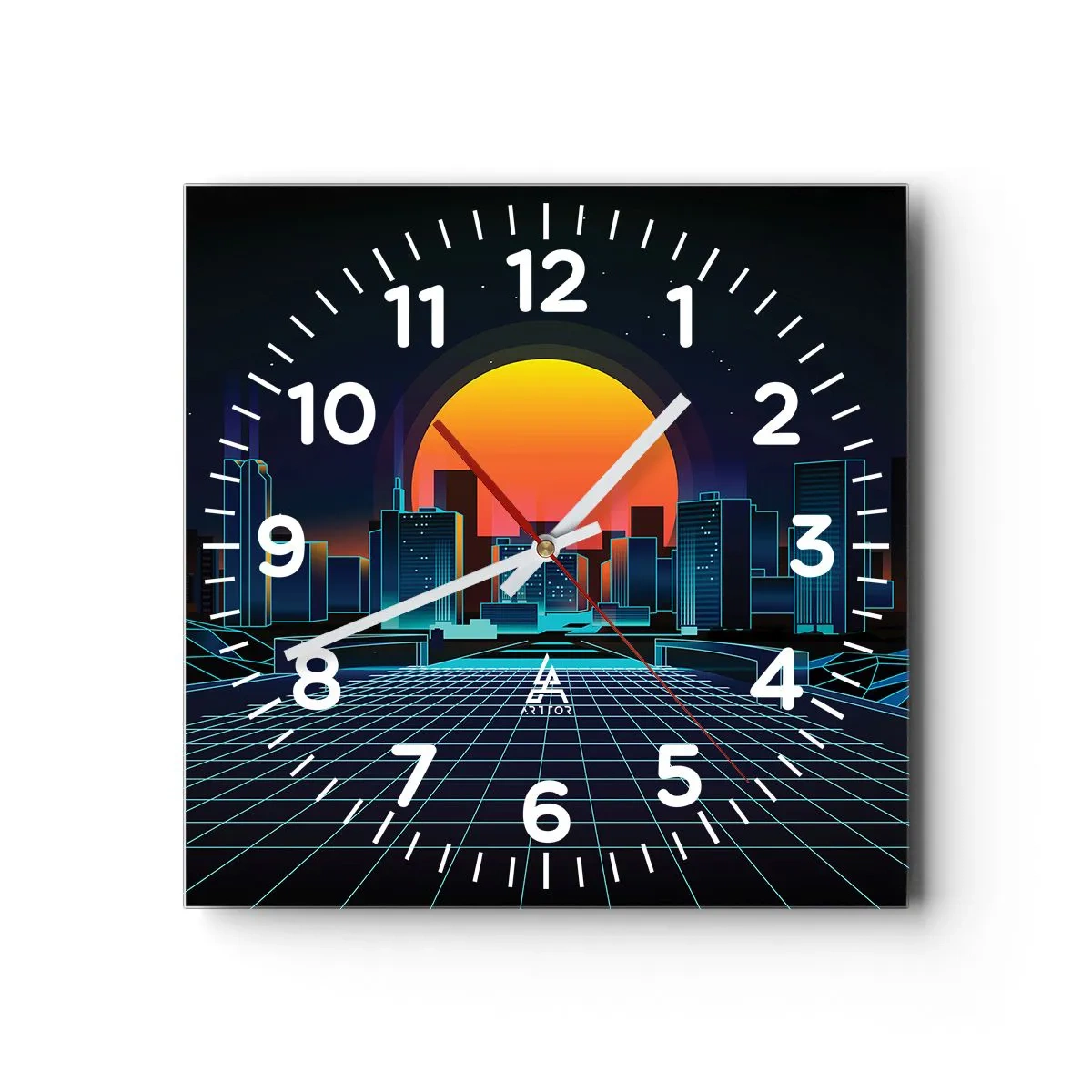 Reloj de pared - Reloj de vidrio - ¿Todavía deseas volver a la realidad? - 30x30 cm
