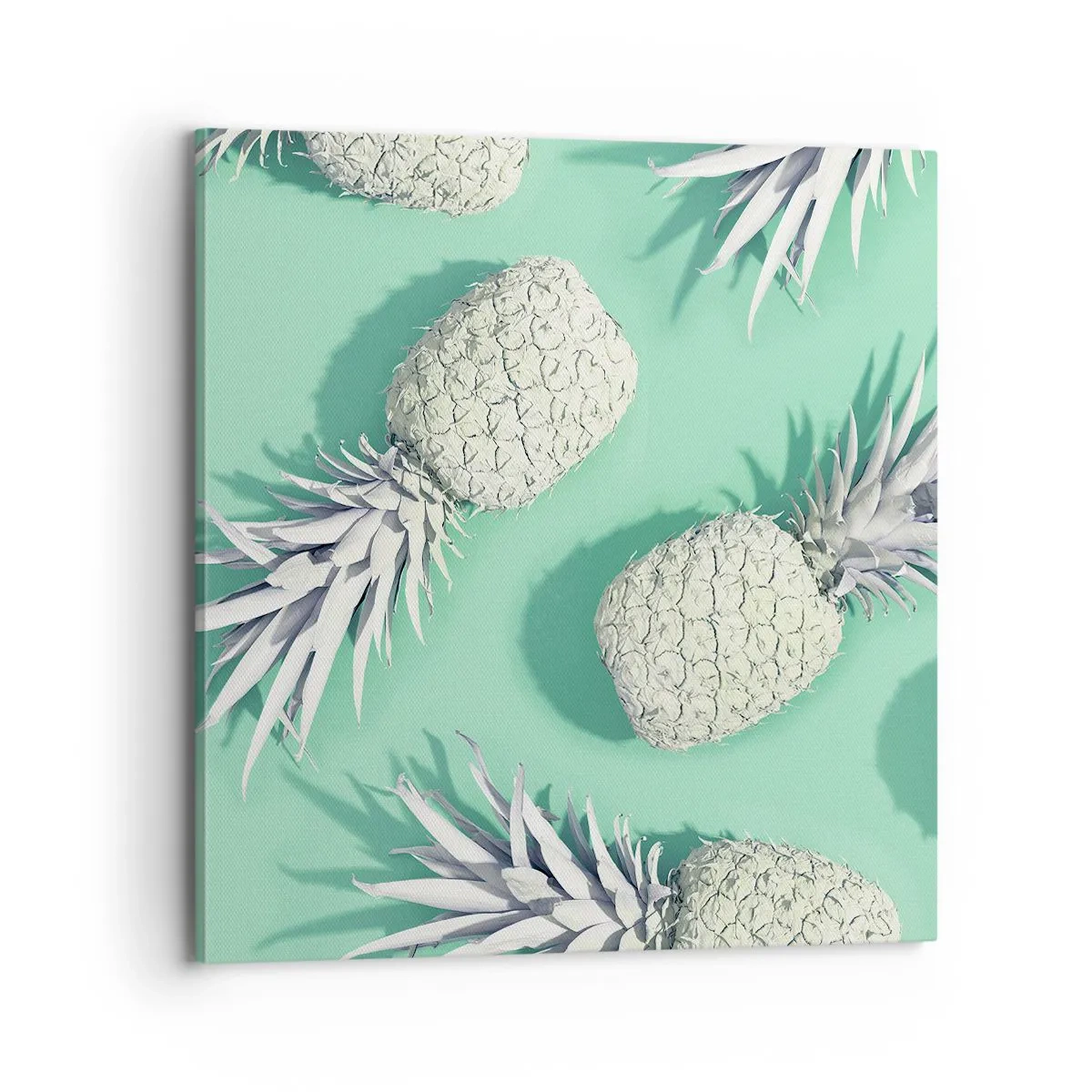 Cuadro sobre lienzo - Impresión de Imagen - Van bien con la menta - 70x70 cm