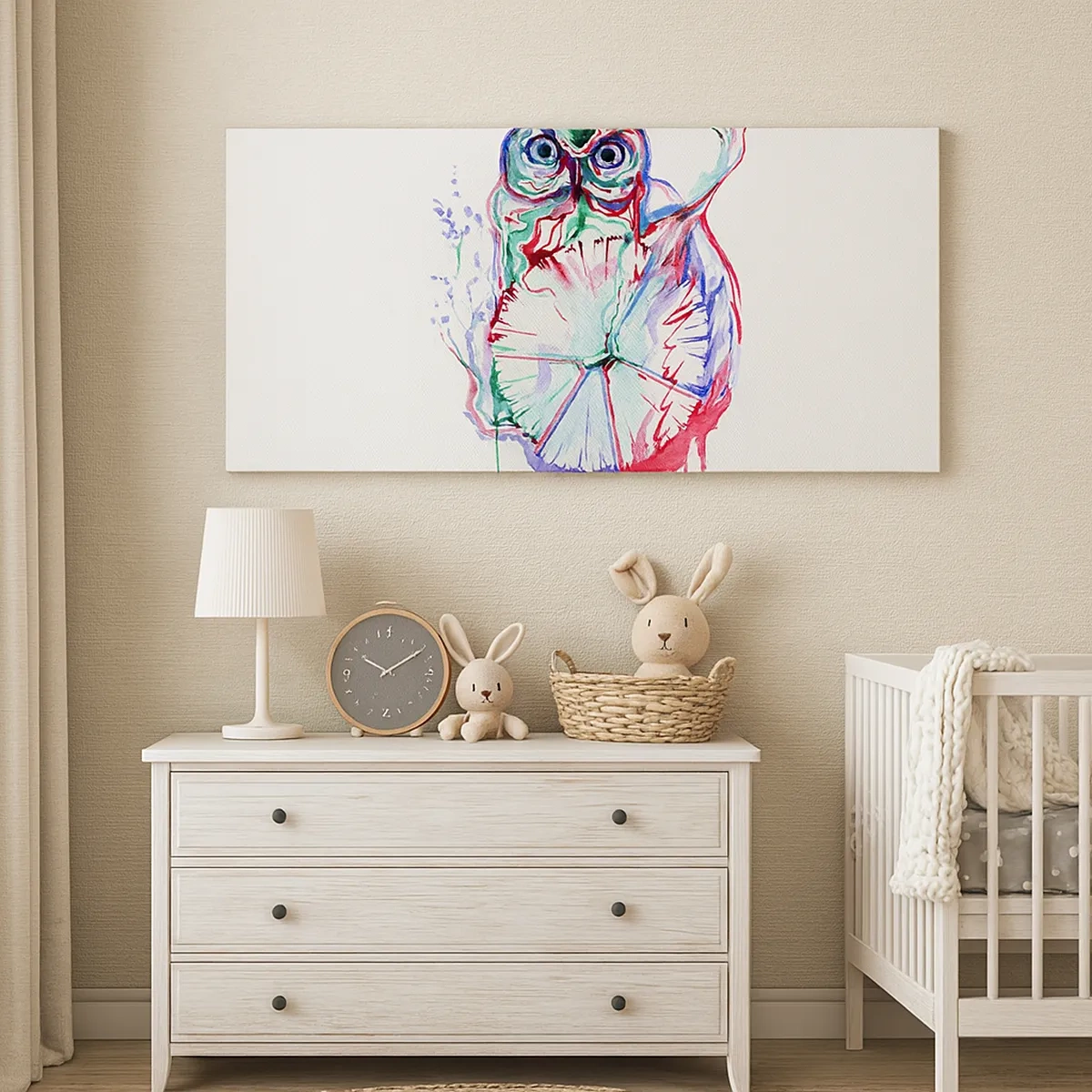 Cuadro sobre lienzo - Impresión de Imagen - Sabio por naturaleza - 30x30 cm