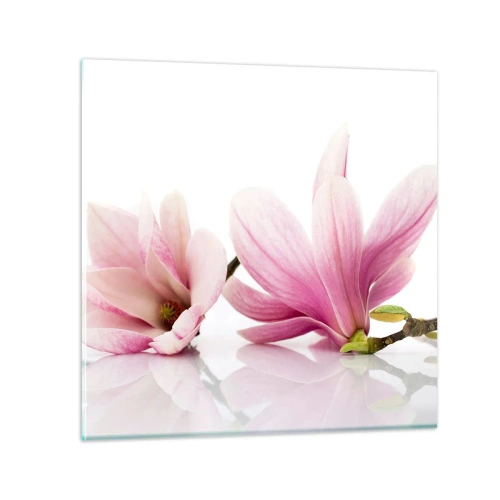 Cuadro sobre vidrio - Impresiones sobre Vidrio - Suave como un soplo de primavera - 60x60 cm