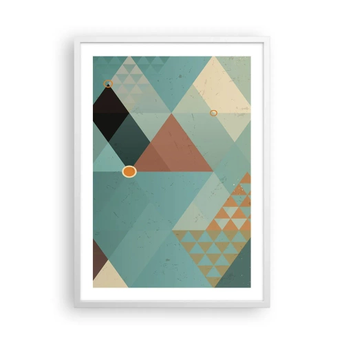 Póster en marco blanco - Uno para todos y todos para uno - 50x70 cm