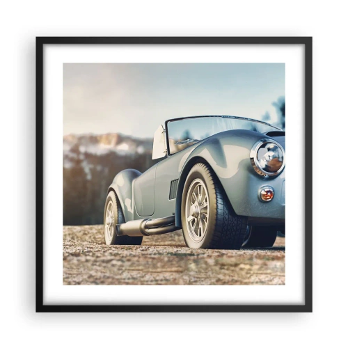 Póster en marco negro - Porque el estilo importa - 50x50 cm