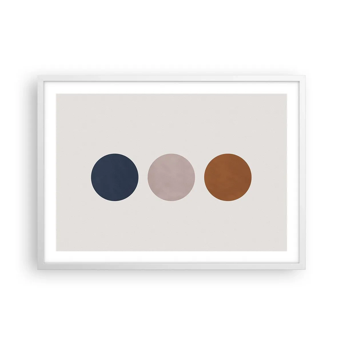 Póster en marco blanco - Símbolo de perfección - 70x50 cm