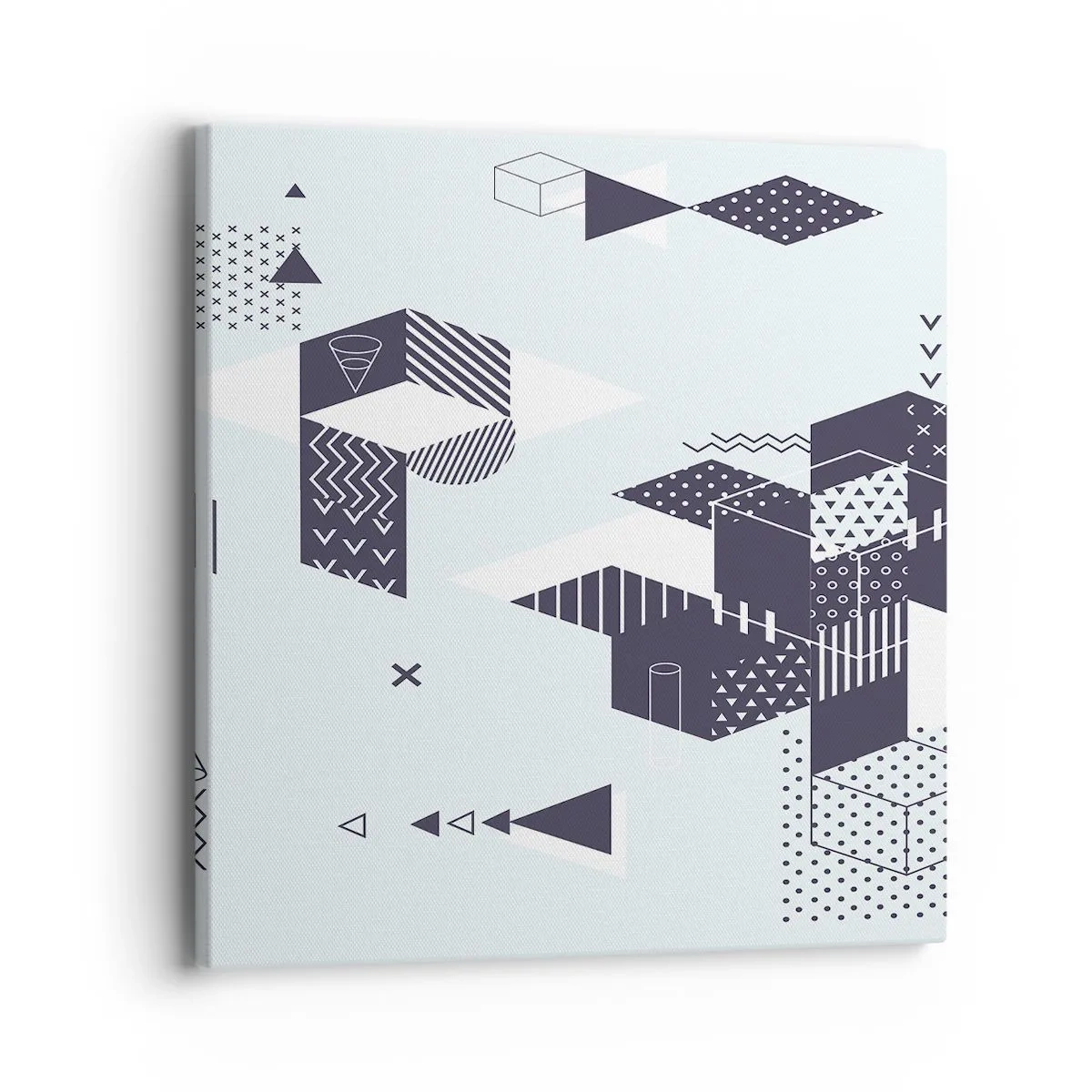 Cuadro sobre lienzo - Impresión de Imagen - Las matemáticas en el alma - 40x40 cm