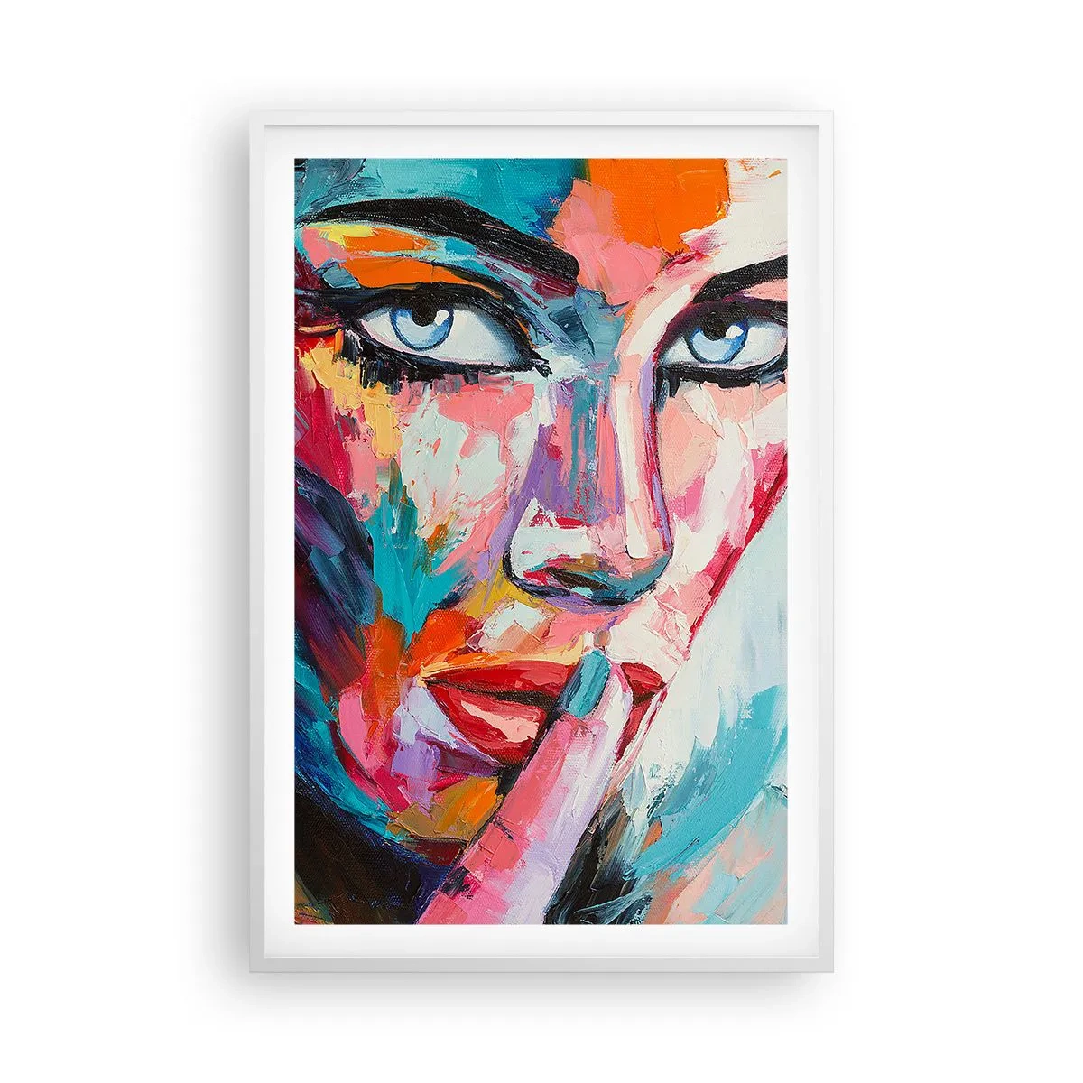 Póster en marco blanco - Nuestro primer secreto - 61x91 cm