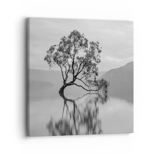 Cuadro sobre lienzo - Impresión de Imagen - Existe tal lugar en el mundo - 40x40 cm