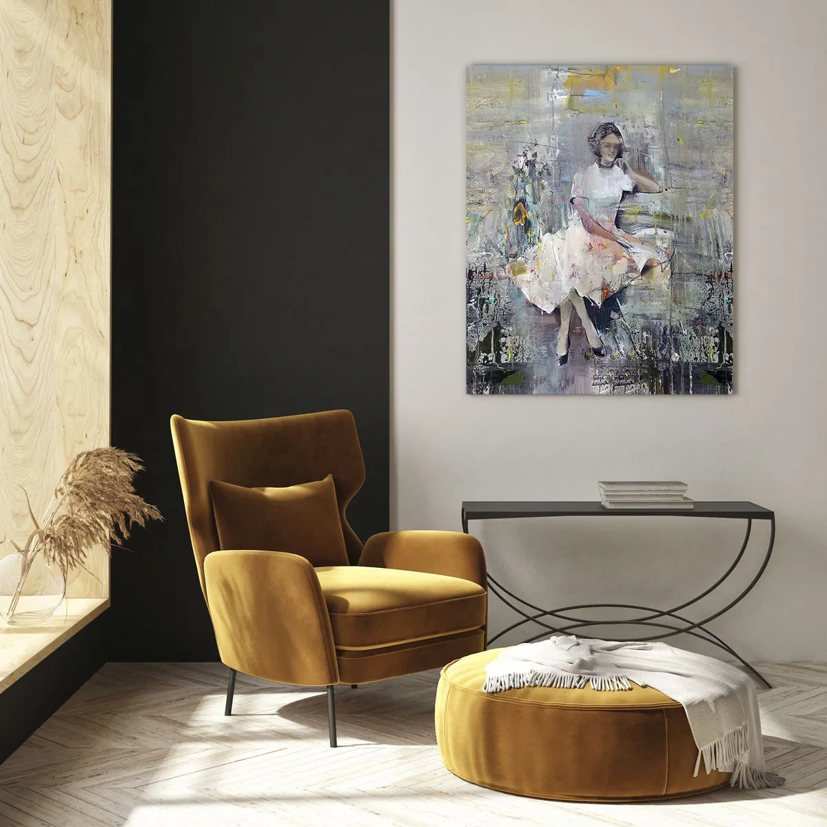 Cuadro sobre vidrio - Impresiones sobre Vidrio - Clásico y moderno - 50x70cm - Clásica y moderna - Decoración de pared moderna para salón y dormitorio ARTTOR