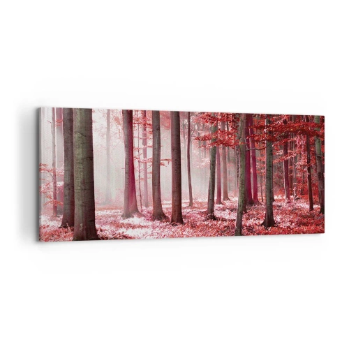 Cuadro sobre lienzo - Impresión de Imagen - Rojo como el que más - 100x40 cm
