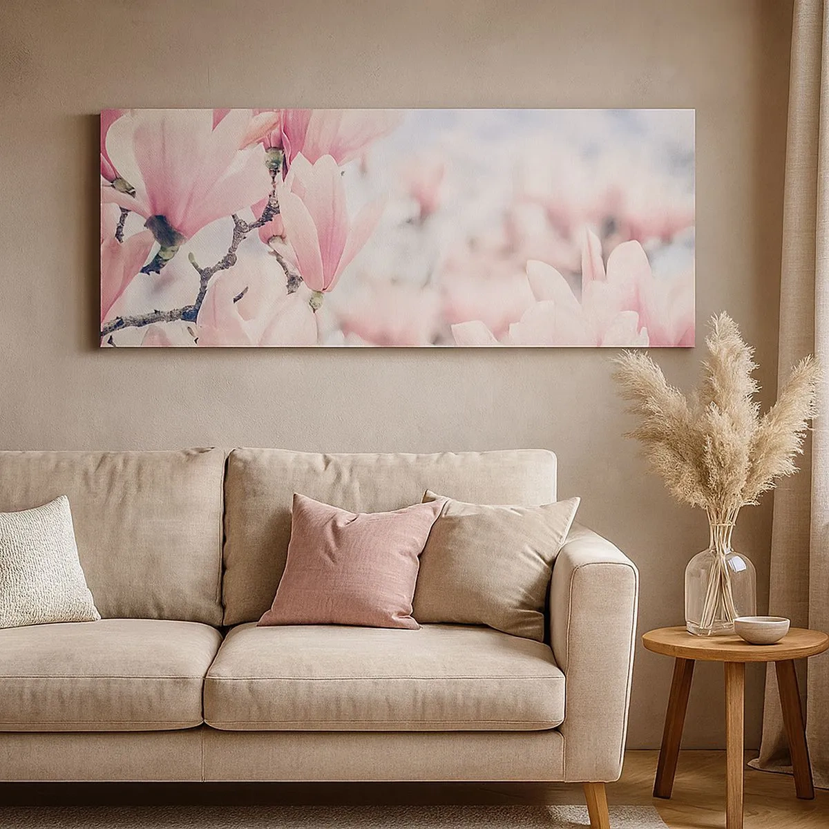 Cuadro sobre lienzo - Impresión de Imagen - La perfección de la sutileza - 100x40 cm