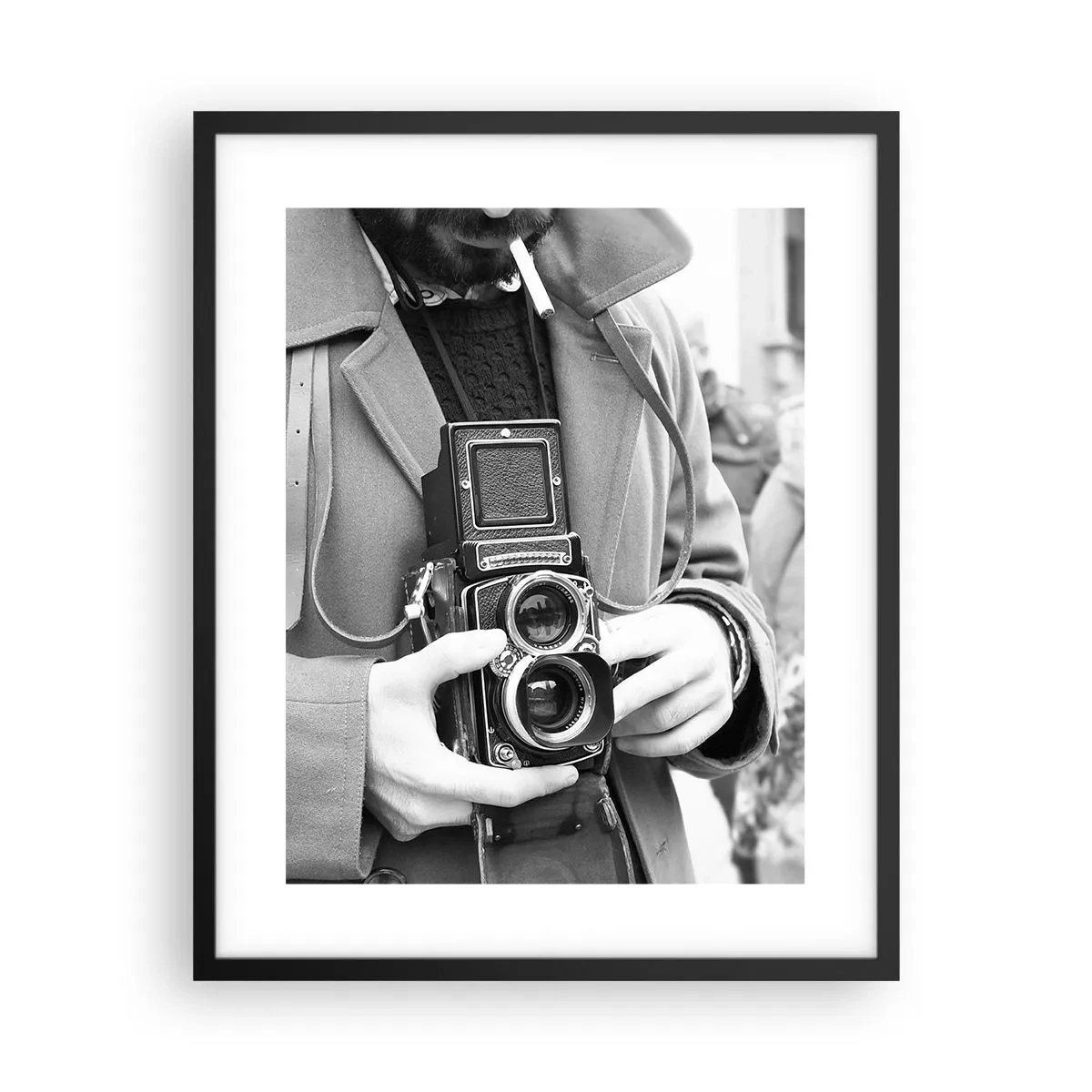 Póster en marco negro - En estilo retro - 40x50 cm