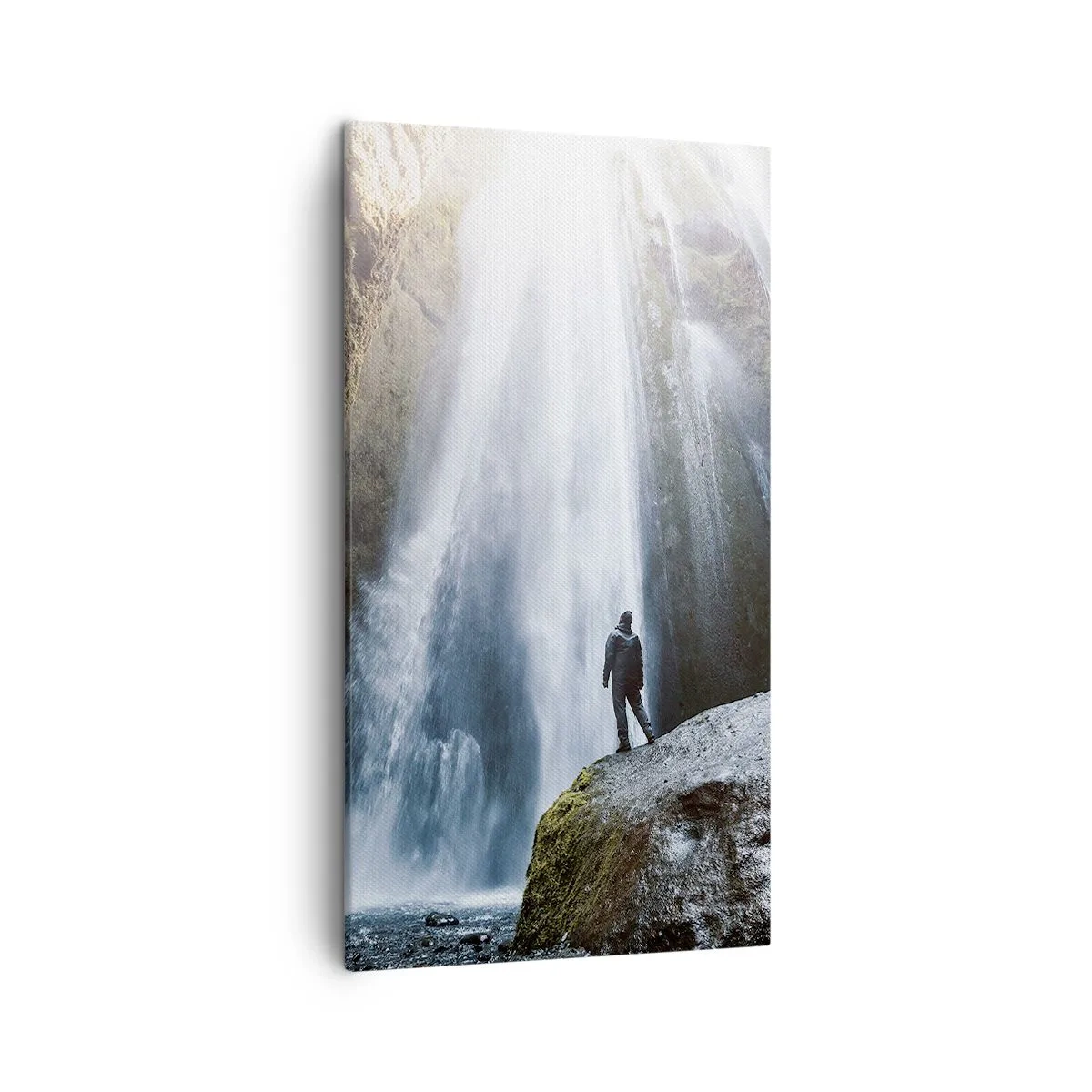 Cuadro sobre lienzo - Impresión de Imagen - Impresionante vista - 45x80 cm