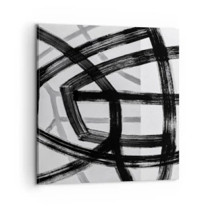 Cuadro sobre lienzo - Impresión de Imagen - Construir profundidad - 60x60 cm