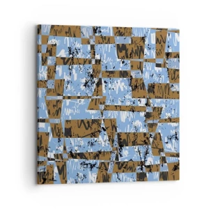 Cuadro sobre lienzo - Impresión de Imagen - Un recorte del desierto - 70x70 cm