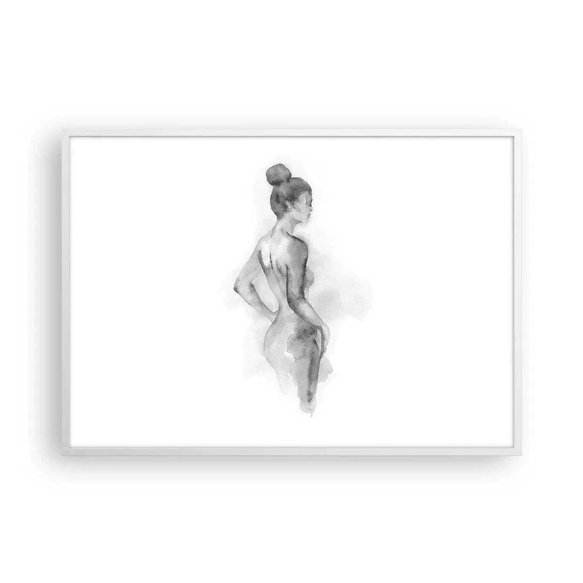 Póster en marco blanco - Tan hermosa como la pintura - 100x70 cm