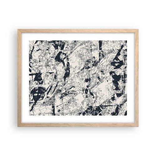 Póster en marco roble claro - La interpenetración de los opuestos - 50x40 cm