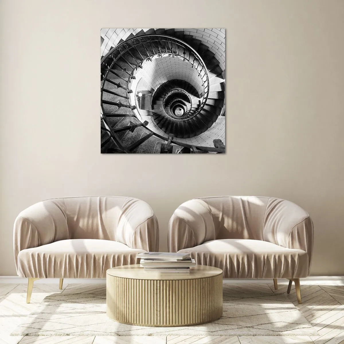 Cuadro sobre vidrio - Impresiones sobre Vidrio - Cada vez más alto - 70x70 cm