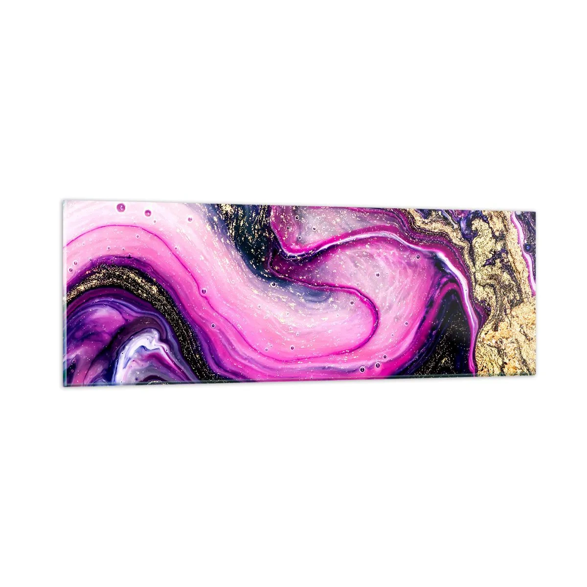 Cuadro sobre vidrio - Impresiones sobre Vidrio - Un momento abstracto - 90x30 cm