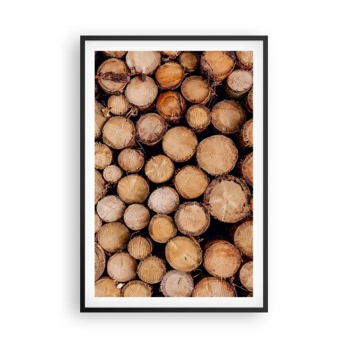Póster en marco negro - Un nuevo comienzo - 61x91 cm