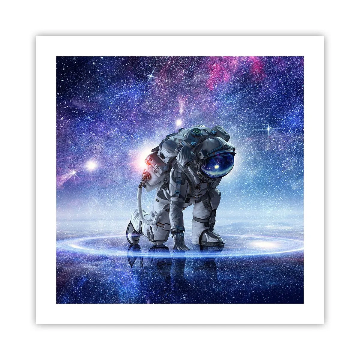 Póster - Cielo estrellado sobre mí - 50x50 cm