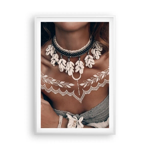 Póster en marco blanco - Talismanes, rituales de feminidad - 61x91 cm